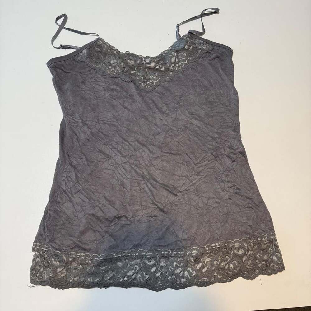 VTG Y2K Coquette Ballerina Fairy Whimsigoth Grunge Cottage Core Lace Tank Top